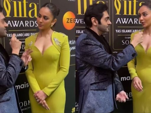 Rakul Preet Singh walks away from IIFA green carpet when asked about her father-in-law Vashu Bhagnani