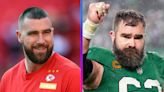 Travis Kelce Defends Himself as Jason Roasts Him Over Chugging Beer