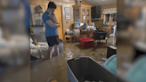 Linn County, Kansas home badly damaged by flood