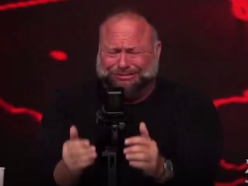 Alex Jones Insists Those Were Real Tears During His Meltdown Over Infowars Shutdown