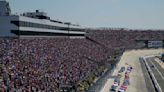 Denny Hamlin holds off Larson late to win NASCAR Cup race at Dover Motor Speedway