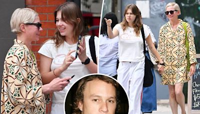Heath Ledger’s rarely seen daughter Matilda, 18, spotted out with mom Michelle Williams in NYC