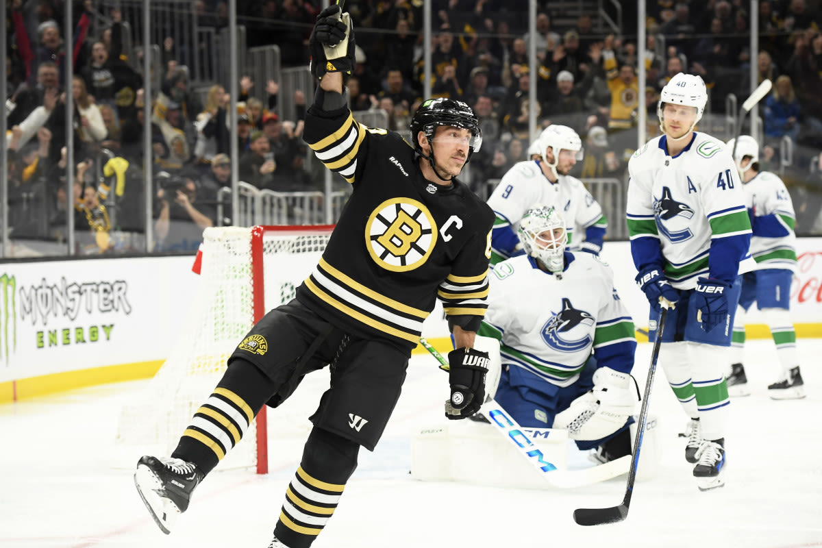 Brad Marchand Looking to Build on Bruins Record