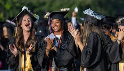 Graduation for John F. Kennedy High seniors in Granada Hills was loud and proud