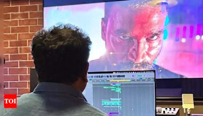 'Raayan': Dhanush gives his fans a sneak peek into the making of background score with AR Rahman - See photo | Tamil Movie News - Times of India