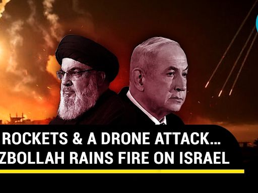 Gaza War: Hezbollah’s Drone Lands In Nahariya; Iran-Backed Group Rains 40 Rockets At Israel | Watch