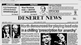 Deseret News archives: Oliver North wrapped up his appearance before Congress