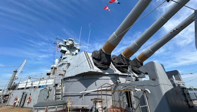 Battleship New Jersey makes journey back to Camden after weeks of repairs in Philly