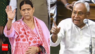 'Should apologise': Rabri Devi slams Nitish Kumar over his 'you are woman' remark | India News - Times of India