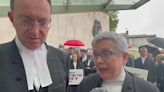 Barristers protest outside Criminal Court over non-restoration of pay cuts