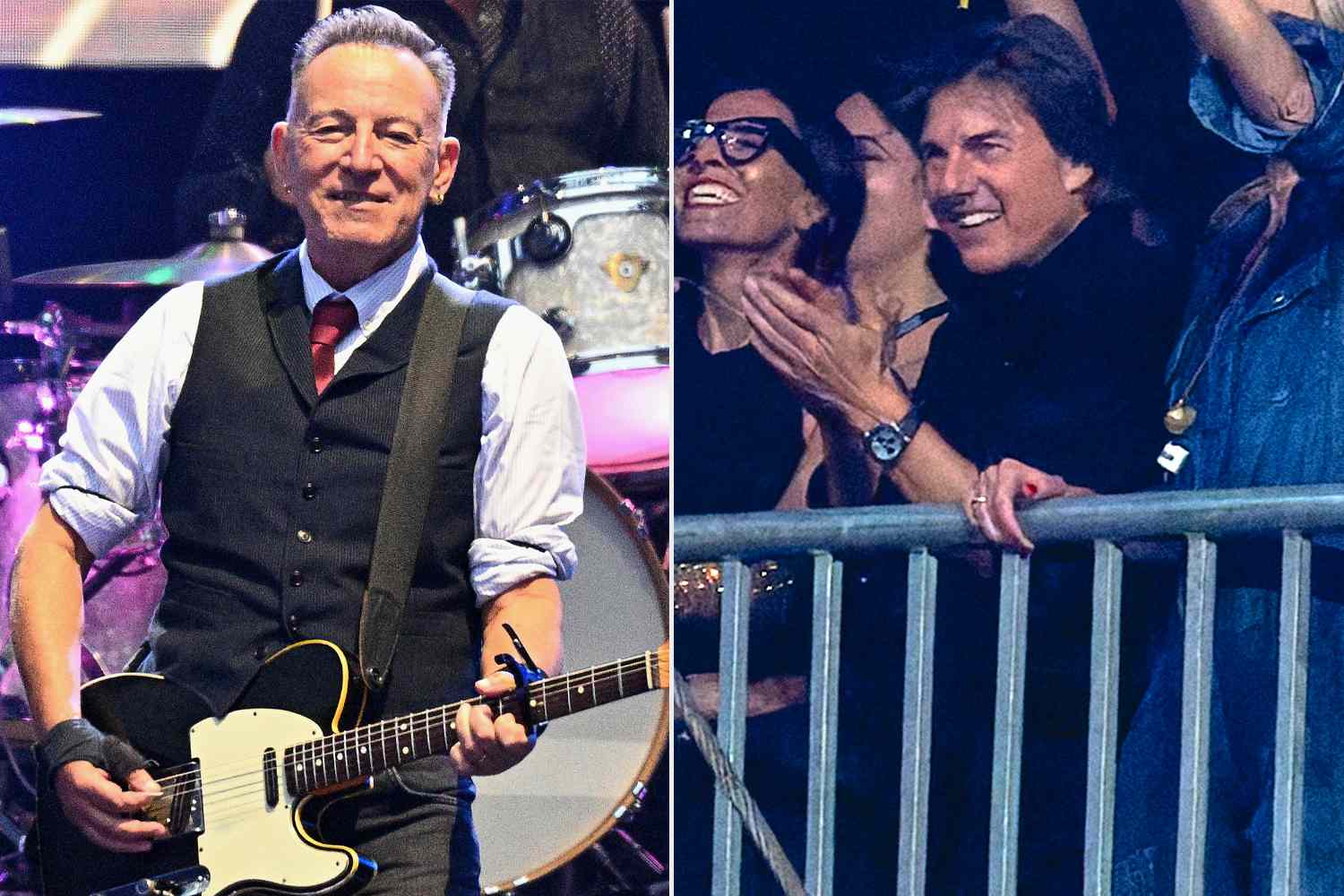Tom Cruise Rocks Out to Bruce Springsteen at Wembley Stadium in London — See the Photos!