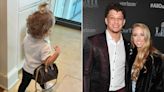 Pregnant Brittany Mahomes' Daughter Sterling Models a Mini Louis Vuitton Purse in Adorable Photo