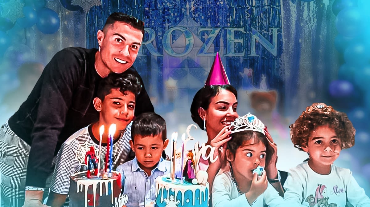 Cristiano Ronaldo arranges Frozen-themed birthday party for daughter