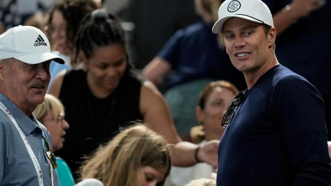 Tom Brady shows up at gymnastics Olympic venue to watch Simone Biles on final day of competition