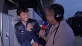 Alex Albon calls Sky Sports F1 commentator 'boring old man' after Chinese GP