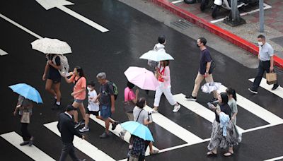 鋒面通過天氣晴到多雲 午後防雷陣雨 明後天防36℃高溫