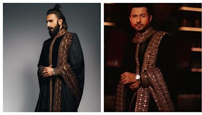 YouTuber masterfully recreates Ranveer Singh's black sherwani from Ambani wedding on a budget. Watch