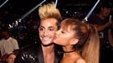 Ariana Grande's older brother Frankie was hit in the back of his head and robbed of his Louis Vuitton bag while he was walking in Manhattan, police say