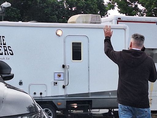 TV crews set up 'village' in Birmingham with filming underway for new BBC drama