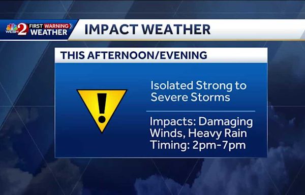 Impact Weather: Strong storms expected to move across Central Florida Tuesday afternoon