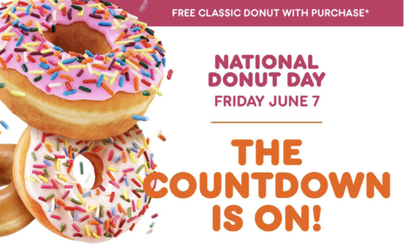 Here's how and where to get a free donut on National Donut Day in Bucks County