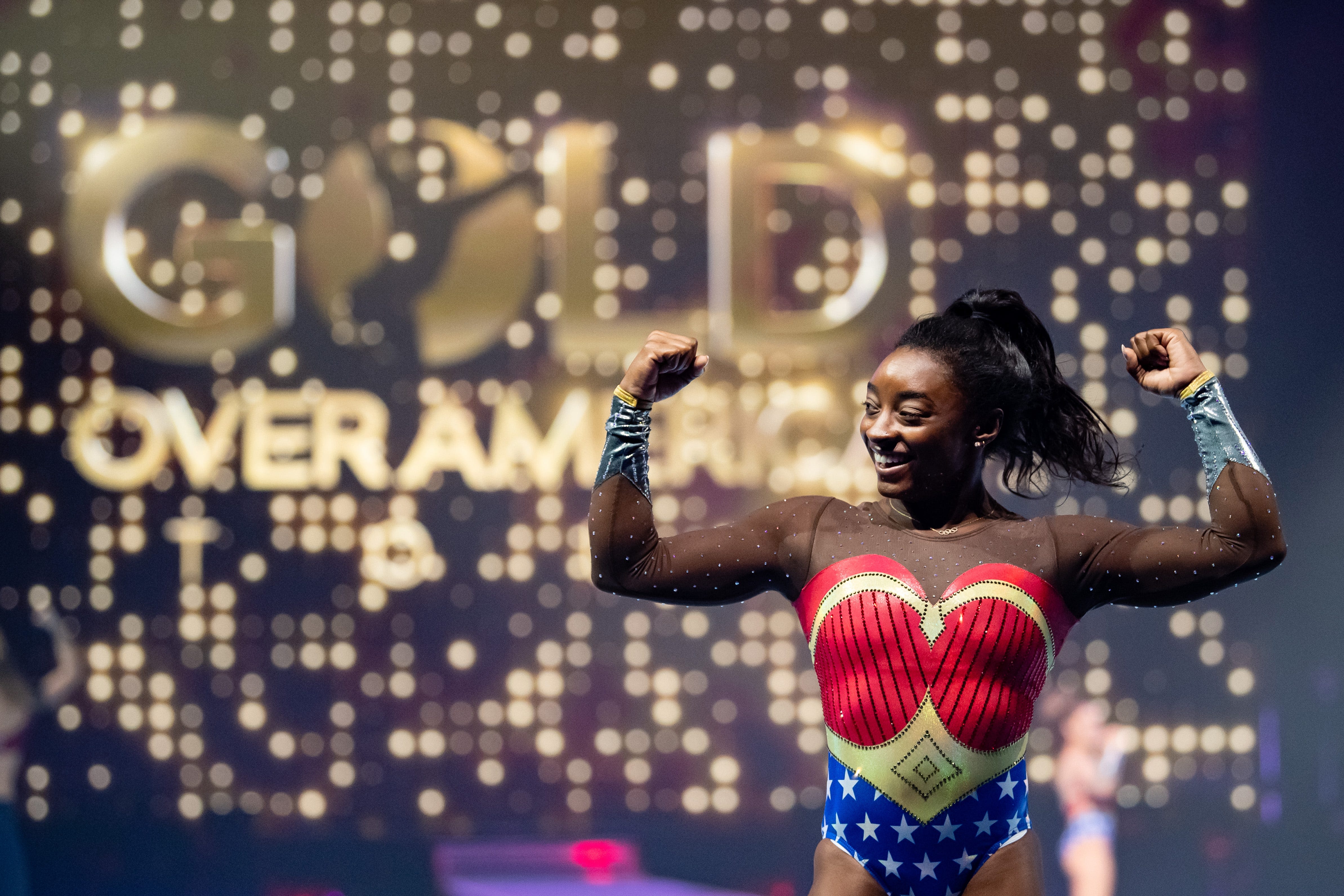 Simone Biles brings Gold Over America Tour to Texas. See 5 times the Olympian blew minds