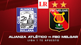 Ver Alianza Atlético vs. Melgar: ¿cómo ver el duelo por el Torneo Clausura 2024?