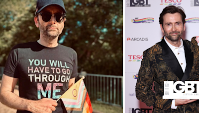 Doctor Who actor David Tennant wears trans rights T-shirt by Canadian designer: 'You will have to go through me'