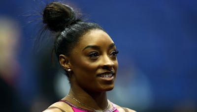 Simone Biles wins Core Hydration Classic in her first gymnastics meet of Olympic season