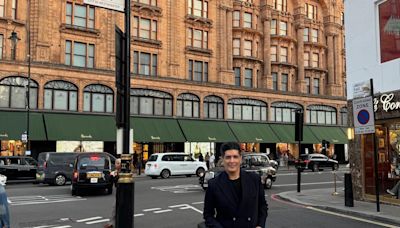 Manish Malhotra becomes the first Indian designer to showcase his fashion line, World Collection, at Harrods, London