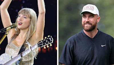 Watch Travis Kelce and Taylor Swift’s Affectionate Reunion After His 13th Eras Tour Show
