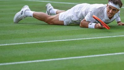 Se terminó la aventura de Comesaña en Wimbledon: jugó un buen partido pero quedó eliminado