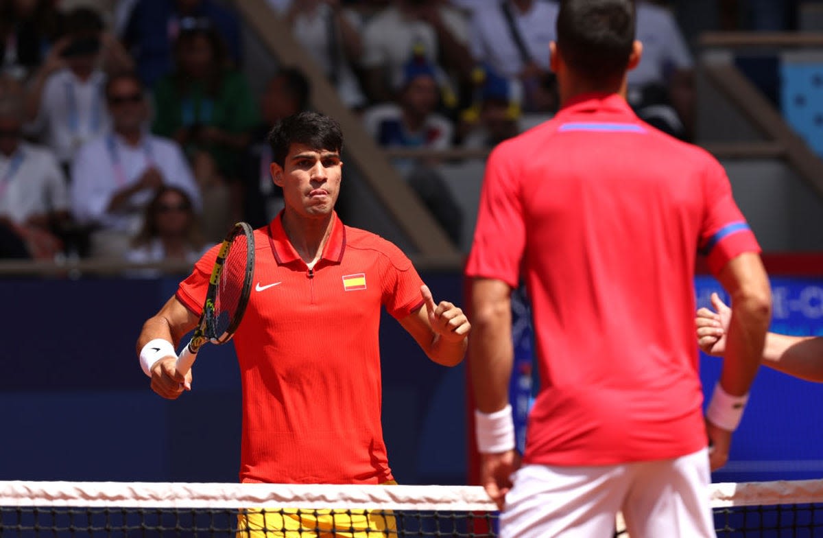 Novak Djokovic vs Carlos Alcaraz LIVE: Olympics score and tennis updates from historic gold medal match