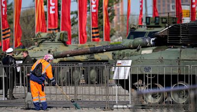 Kremlin parades Western equipment captured from Ukrainian army at Moscow exhibition