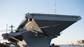We toured the USS Gerald R. Ford, the world's largest aircraft carrier, which can house 75 aircraft (but doesn't have urinals)