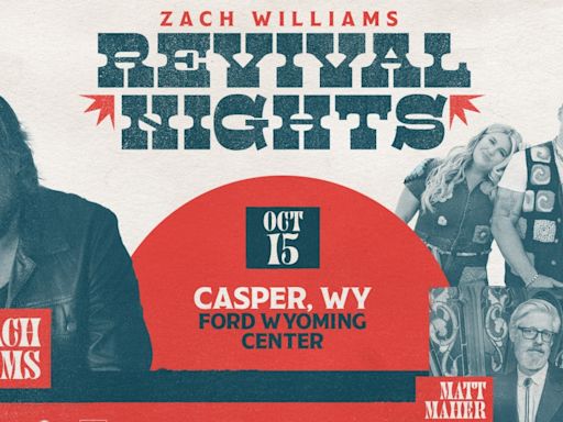 Zach Williams to Embark Revival Nights Tour 2024 With Cain, Matt Maher, and Ben Fuller