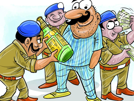 In dry Gujarat, alcohol flows when cops escort prisoners | India News - Times of India