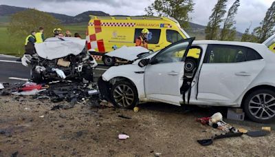 Un bebé de un año fallecido y cinco heridos graves en un accidente de tráfico en La Rioja