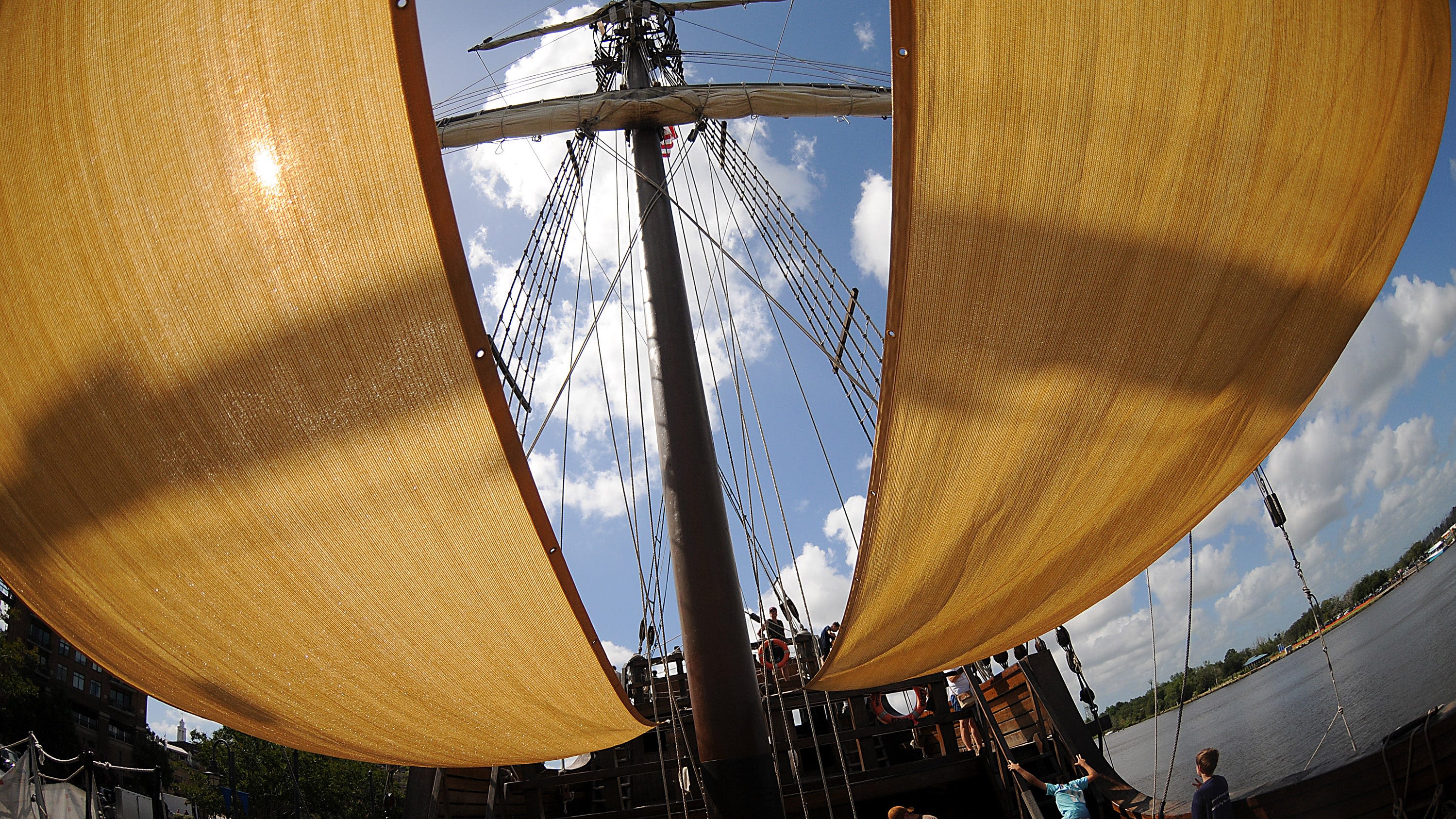 PHOTOS: The Nao Trinidad replica ship in downtown Wilmington