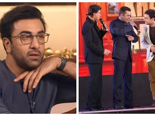 Ranbir Kapoor feels Salman Khan has a 'mischievious childlike quality'; says he admires Aamir Khan's work ethics and Shah Rukh Khan's giving nature | - Times of India