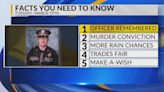 KRQE Newsfeed: Officer remembered, Murder conviction, More rain chances, Trades fair, Make-a-wish