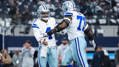 WATCH: Dak Prescott parties at former Dallas Cowboys teammate Tyron Smith's wedding