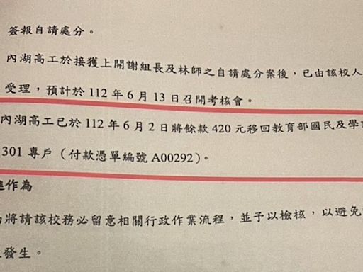 【學校黑暗面3-2】內湖高工涉詐講師費 老師具名檢舉成校長林俊岳眼中釘