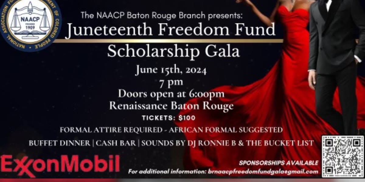 NAACP Baton Rouge Branch hosting gala to raise money for scholarships