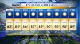 Thursday 9-hour forecast: Warm day before Memorial Day weekend begins