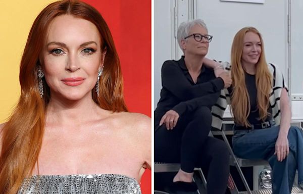 Lindsay Lohan shares how she reacted returning to the Disney lot where she filmed 'The Parent Trap' decades later