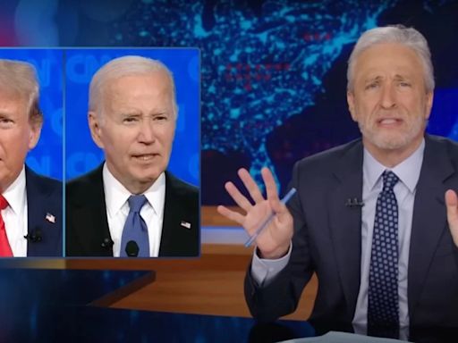 ‘The Daily Show’: Jon Stewart Thinks Biden and Trump Should Both Use Performance Enhancing Drugs: ‘Suppository Away!’ | Video