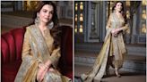 Nita Ambani pays homage to Hyderabadi khada dupatta with this elegant antique gold ensemble