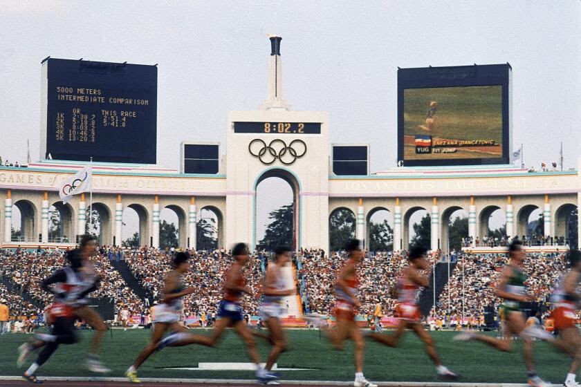 Commentary: Forty years ago, the 1984 L.A. Games proved host cities can win at the Olympics