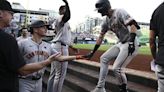 Chapman homers in his third straight game as the Giants beat the Nationals 4-1